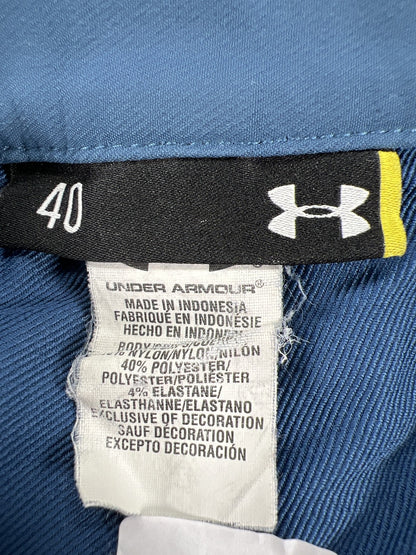 Under Armour Men’s Blue Polyester Tech Shorts - 40