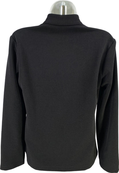 Chico’s Women’s Black Stretch Long Sleeve Full Zip Jacket - 0/S