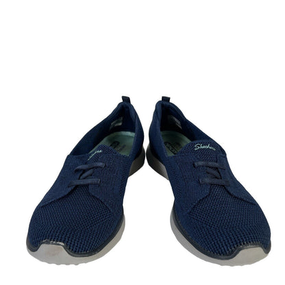 Skechers Women's Blue Microburst 2.0 Slip On Walking Shoes - 8.5