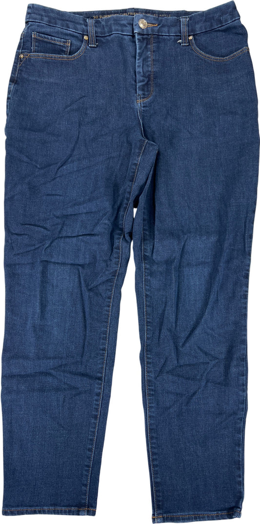 Chico’s Women’s Dark Wash So Slimming Slim Leg Ankle Jeans - 0.5/US 6