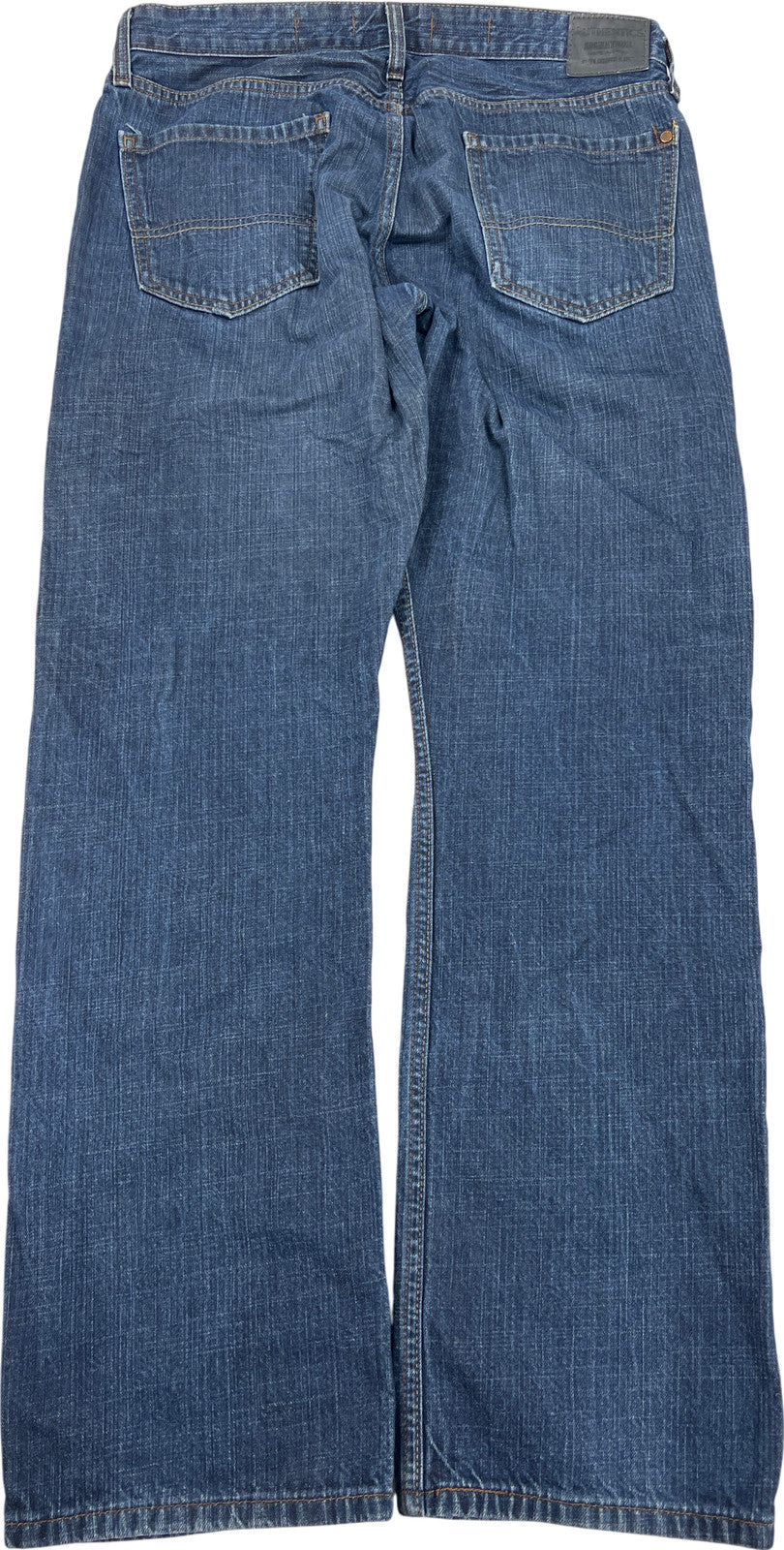 Levi’s Authentic Men’s Dark Wash Slim Straight Denim Jeans - 36x32