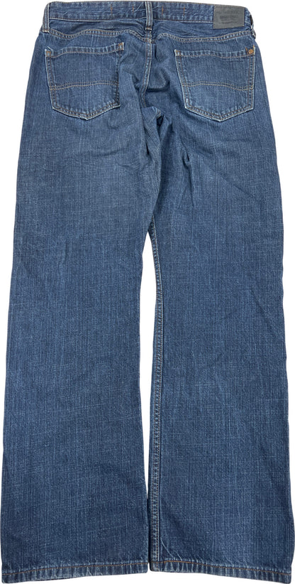 Levi’s Authentic Men’s Dark Wash Slim Straight Denim Jeans - 36x32