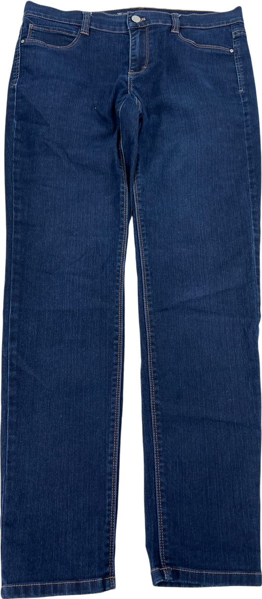 White House Black Market Women’s Dark Wash Stretch Skinny Jeans - M