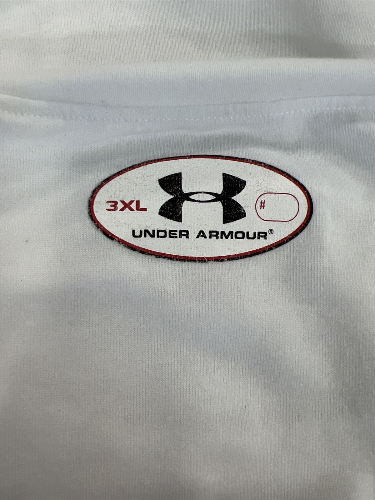 Under Armour Men's White Short Sleeve T-Shirt - 3XL