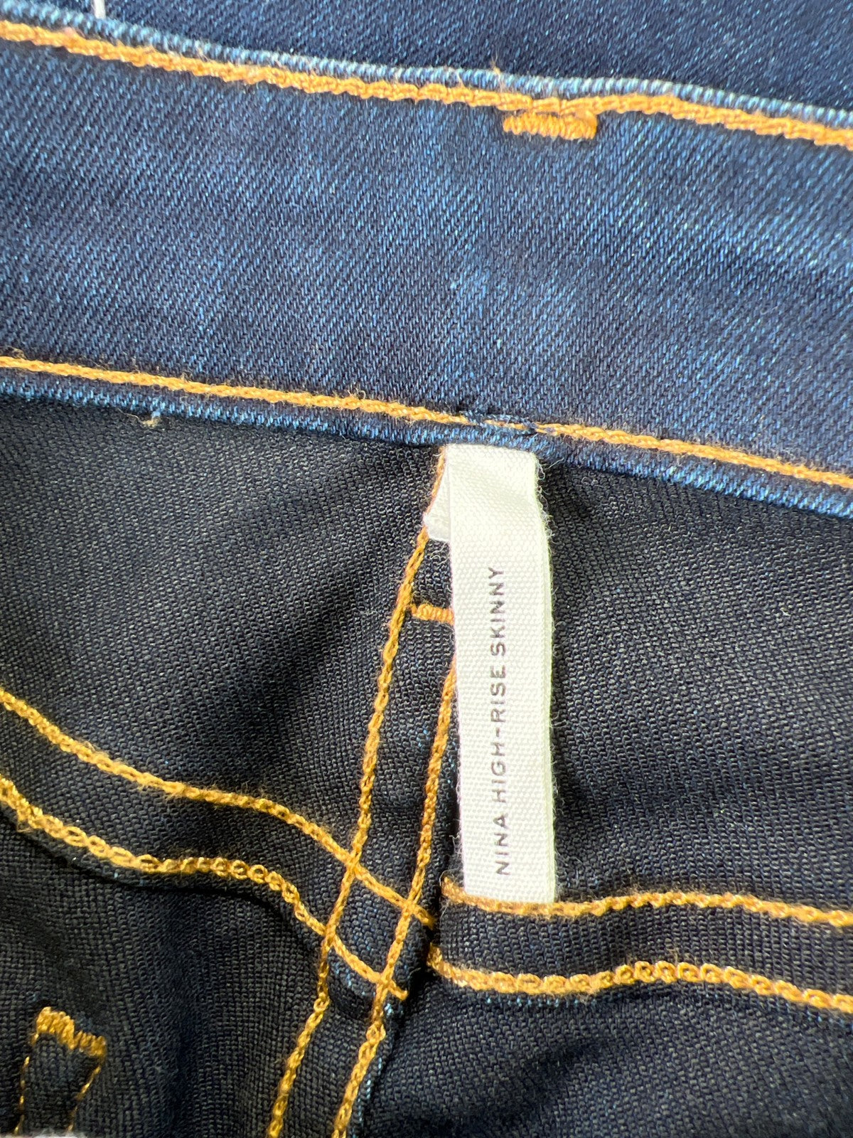 Rag and Bone Women’s Dark Wash Nina High Rise Skinny Denim Jeans - 25