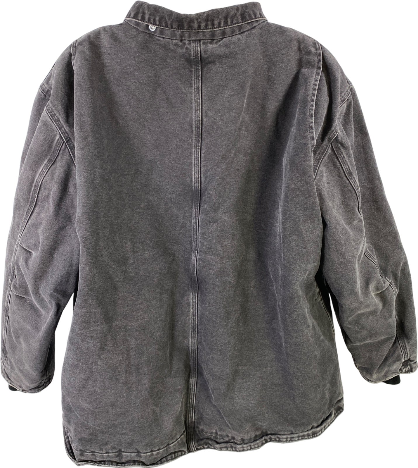 Carhartt Men’s Black Ridge Sherpa Lined Duck Canvas Coat - 2XL