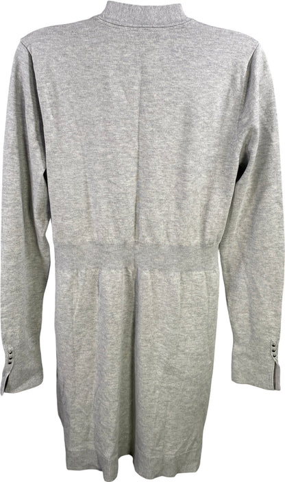 White House Black Market Women’s Gray Long Sleeve Open Cardigan Sweater - S