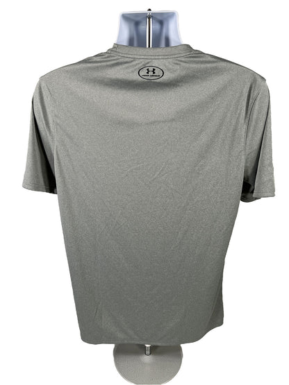 NEW Under Armour Men's Gray HeatGear Shirt Short Sleeve - M