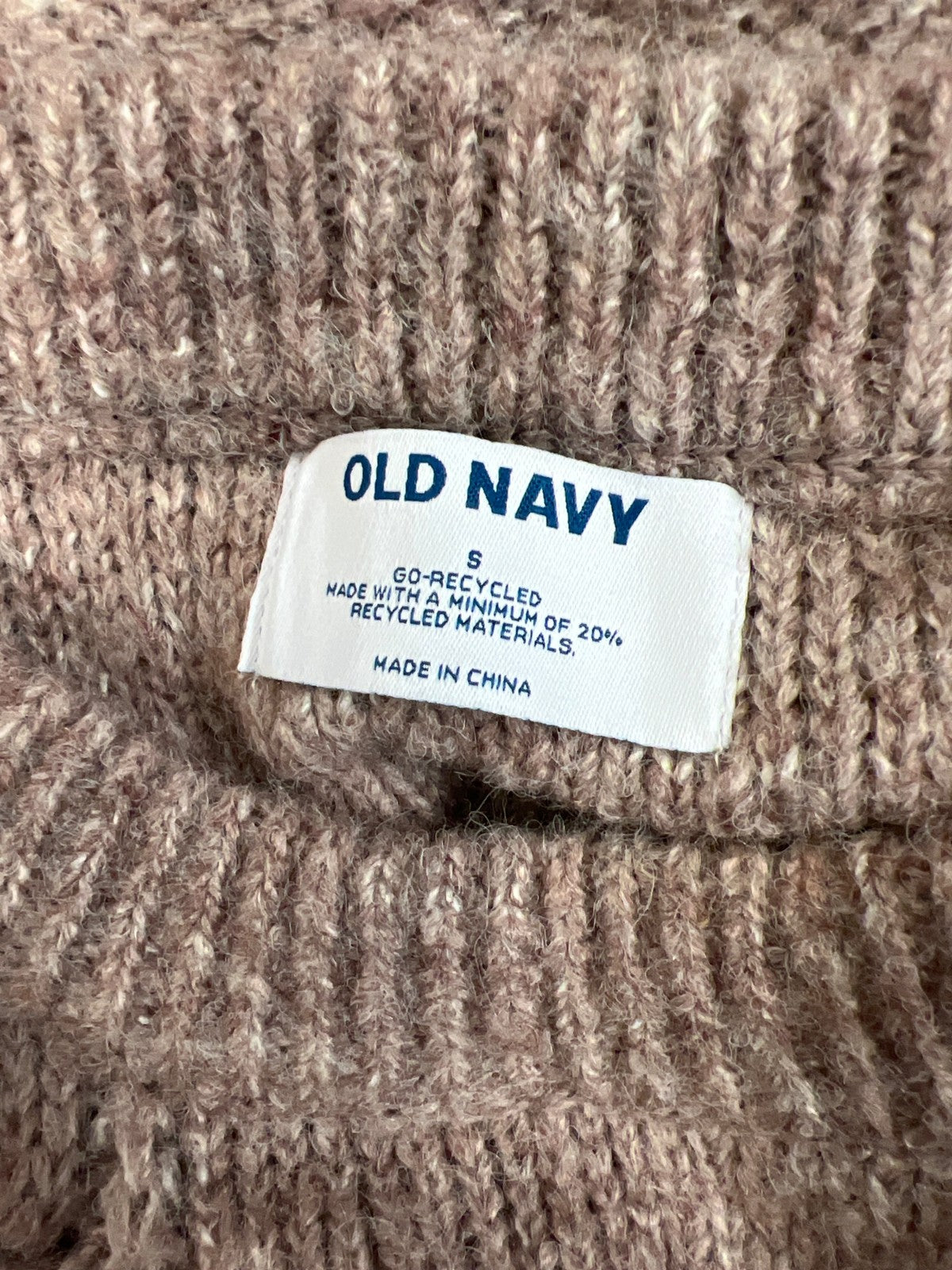 Old Navy Women’s Light Purple Cable Knit Wool Blend Sweater - S