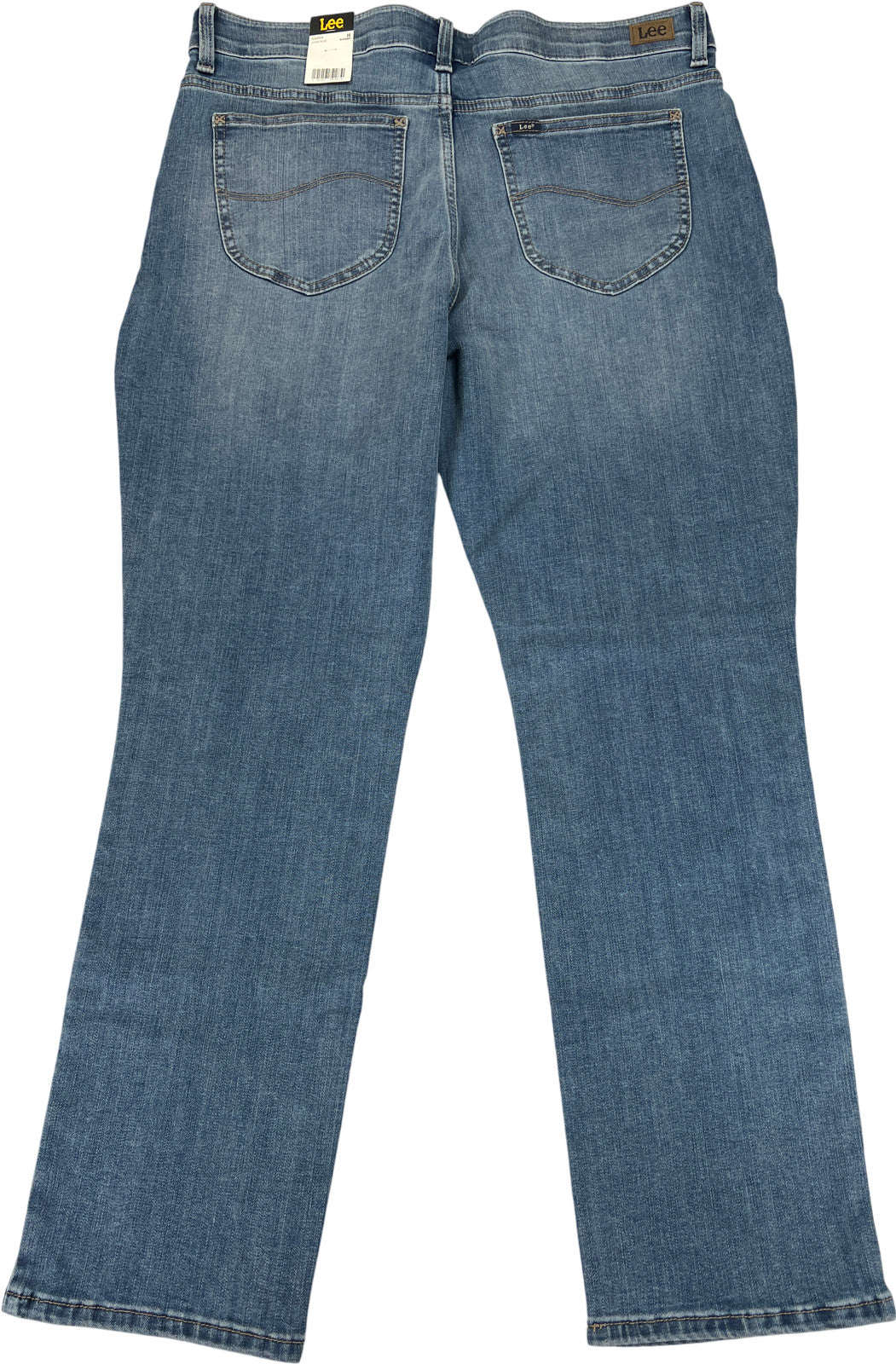 Lee Women’s Light Wash Straight Leg Denim Jeans - 16 Short