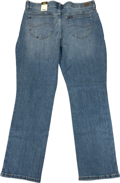 Lee Women’s Light Wash Straight Leg Denim Jeans - 16 Short
