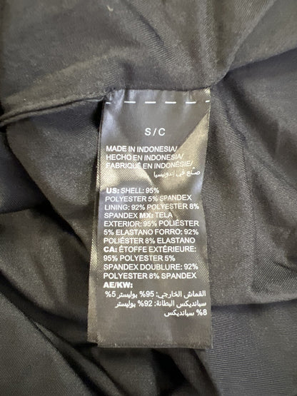 White House Black Market Women’s Black/White Sleeveless Drape Neck Tank Top - S