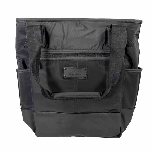 Lole Women's Black Nylon Convertible Backpack Tote Bag