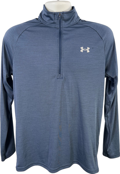 Under Armour Men’s Blue Velocity 2.0 Long Sleeve Athletic Shirt - M
