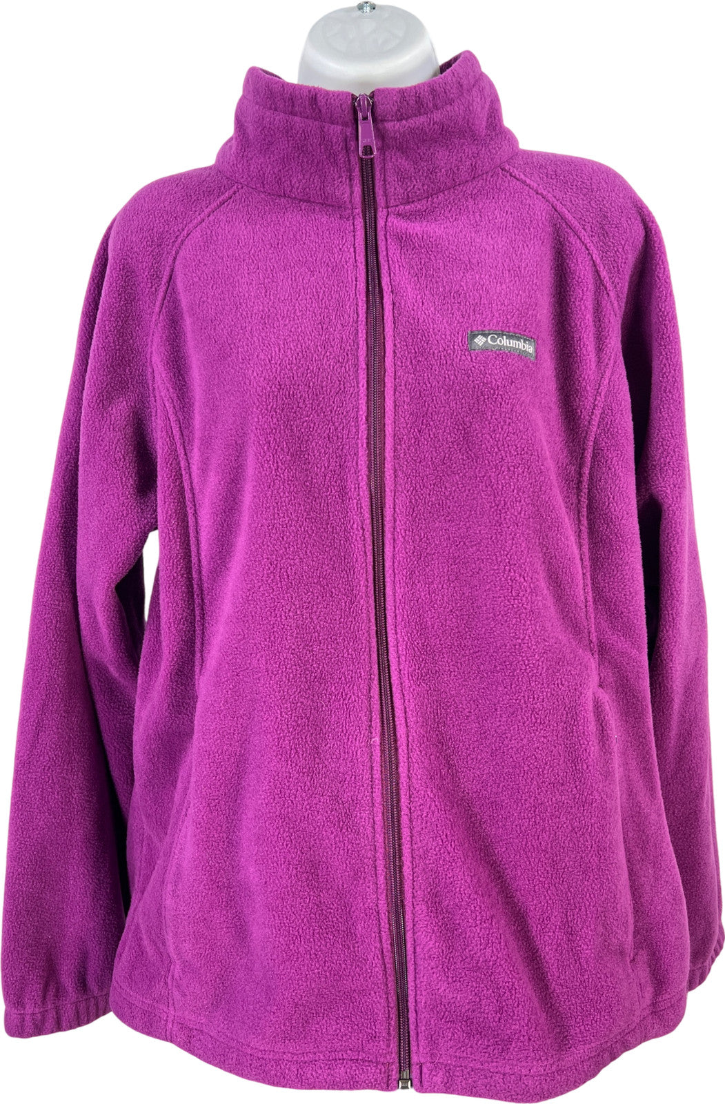 Columbia Women’s Purple Benton Springs Fleece Full Zip Jacket - Plus 2X