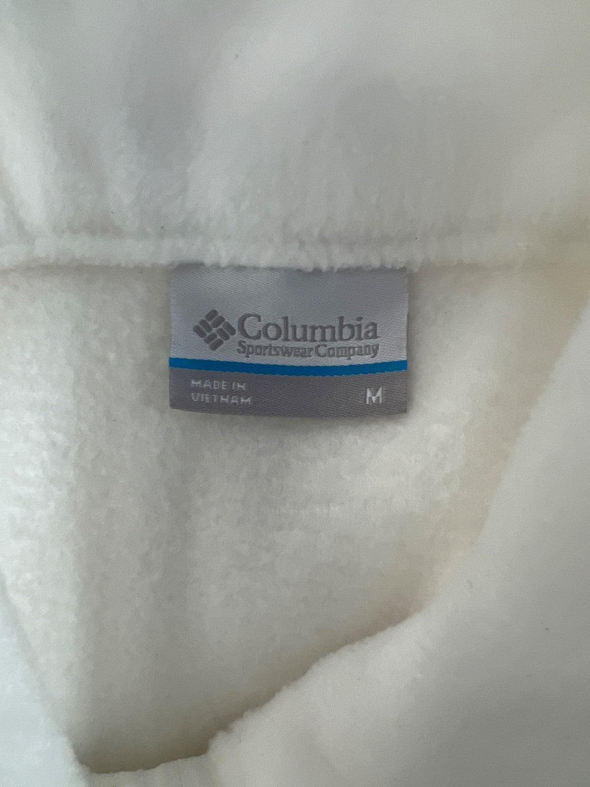 Columbia Women’s White Benton Springs Full Zip Fleece Jacket - M