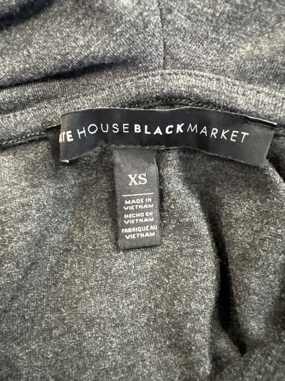 White House Black Market Women’s Gray Long Sleeve Cowl Neck Shirt Dress - XS