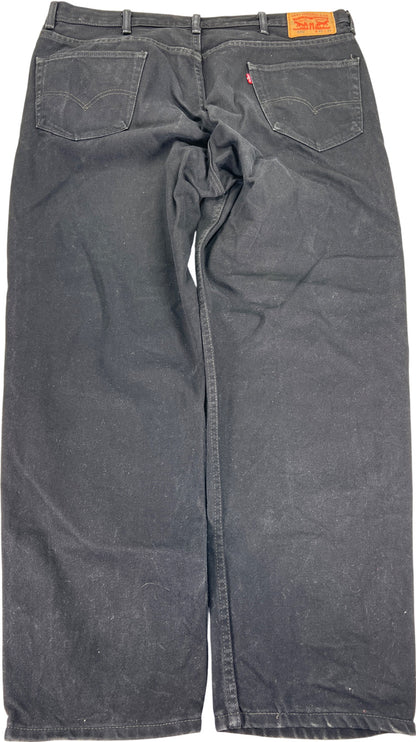 Levi’s Men’s Black 550 Relaxed Fit Denim Jeans - 42x32