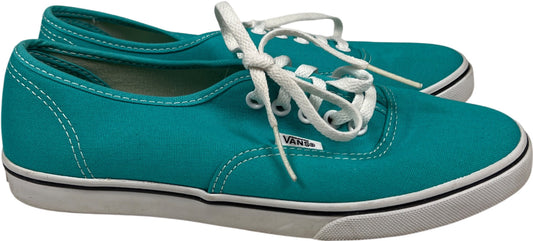 Vans Women’s Blue Low Top Canvas Lace Up Sneakers - 6.5