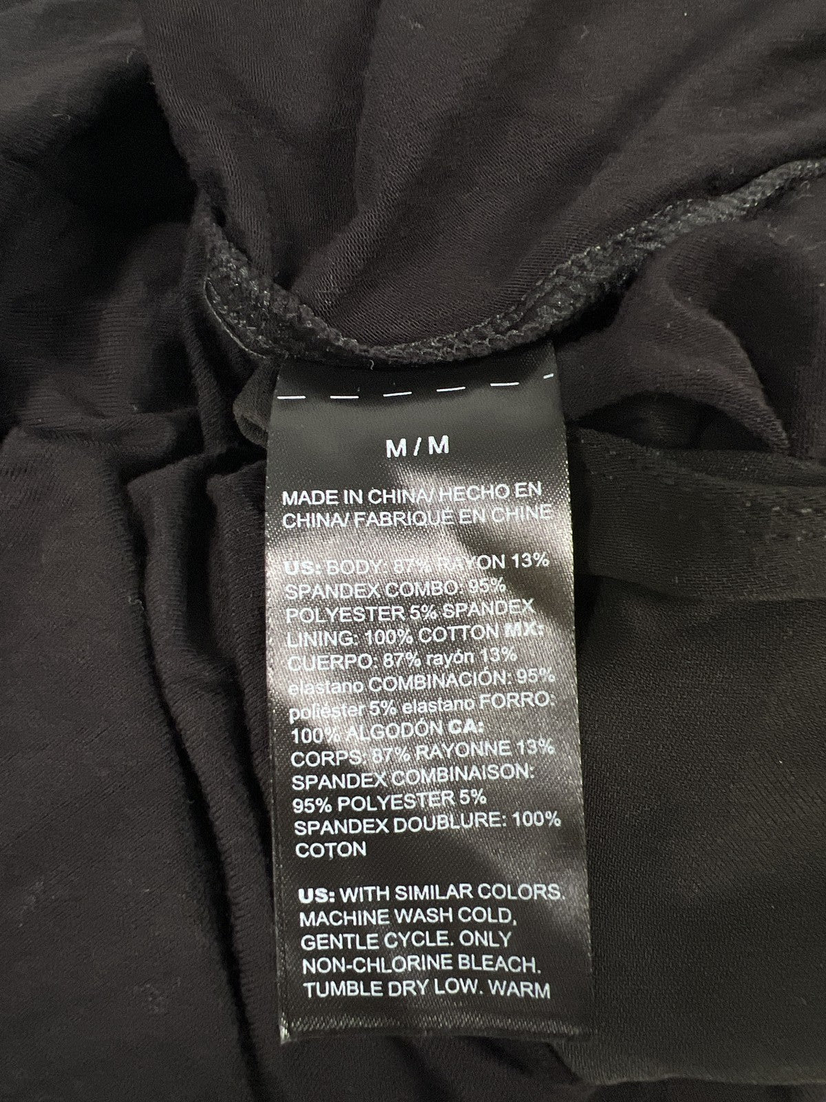 White House Black Market Women’s Black Keyhole Long Sleeve Bodysuit - M