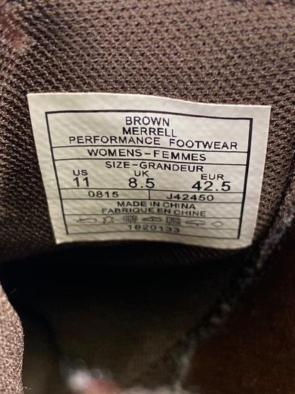 Merrell Women’s Brown Suede Emery Pull On Short Ankle Boots - 11