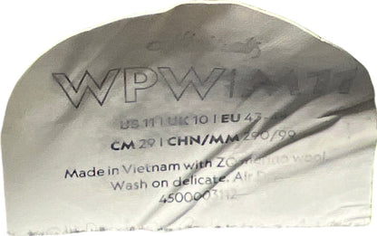 Allbirds Men’s Gray Piper Merino Wool Lace Up Casual Sneakers - 11