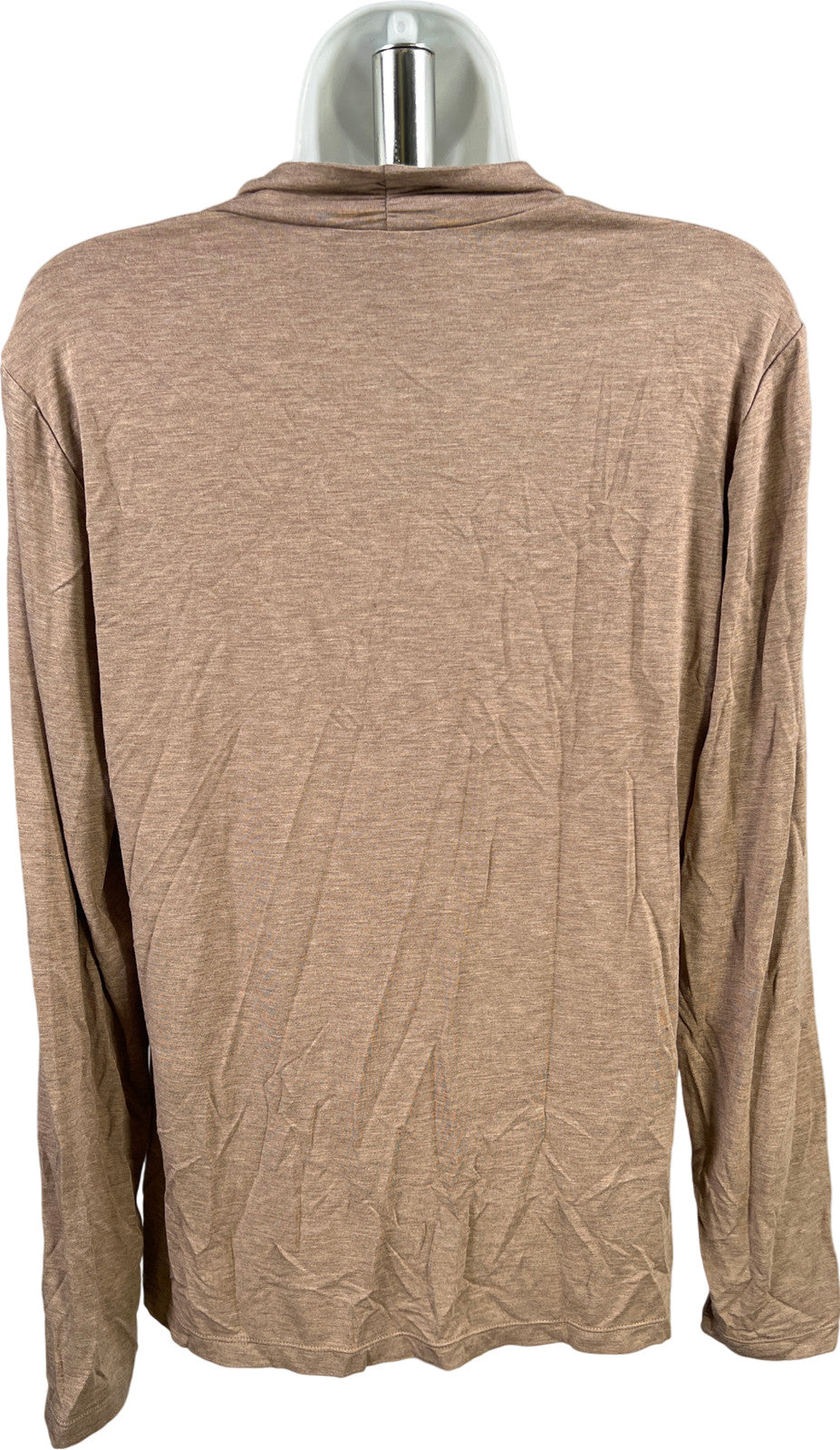 Orvis Women’s Light Brown Long Sleeve V-Neck T-Shirt - M