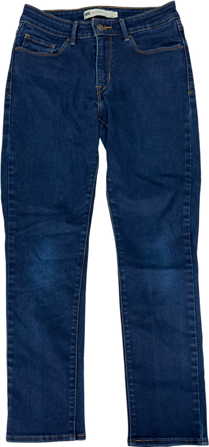 Levi’s Women’s Dark Wash Mid Rise Skinny Denim Jeans - 6