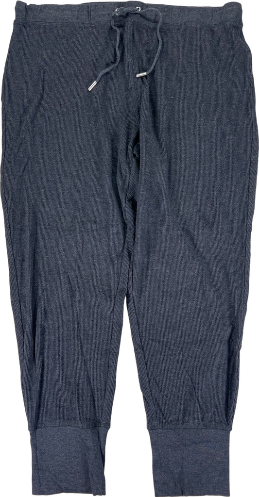 Banana Republic Women’s Black Waffle Knit Pajama Lounge Pants - L