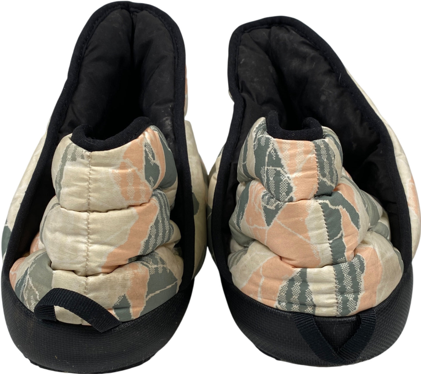 The North Face Men’s Beige/Pink Thermoball Puffer Ankle Booties - 12