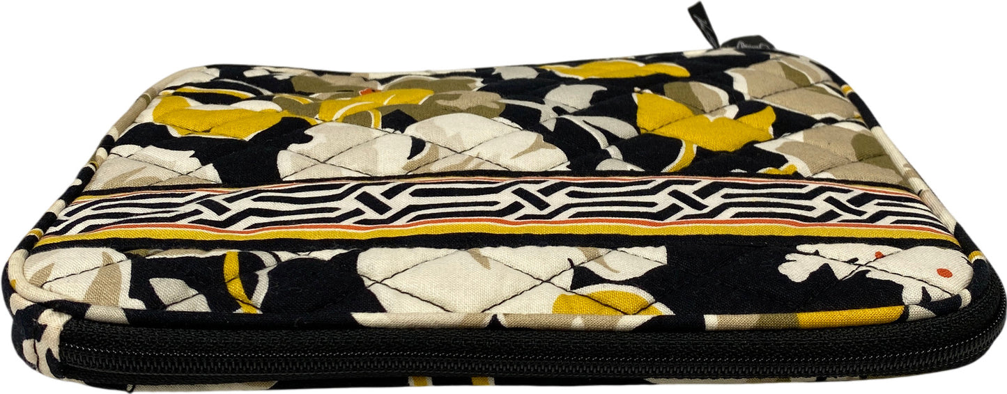Vera Bradley Women’s Black/White Floral Dogwood Small 9” E-Reader Padded Case