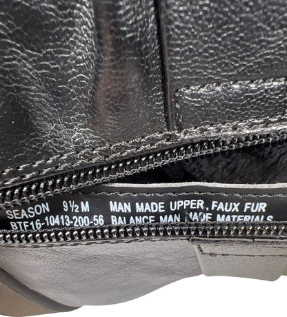 Baretraps Women’s Black Season Faux Fur Lined Side Zip Ankle Boots - 9.5