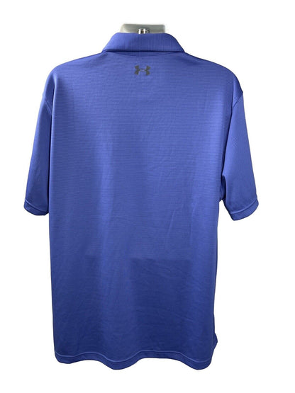 Under Armour Men's Purple Loose HeatGear Polo Shirt - 3XL