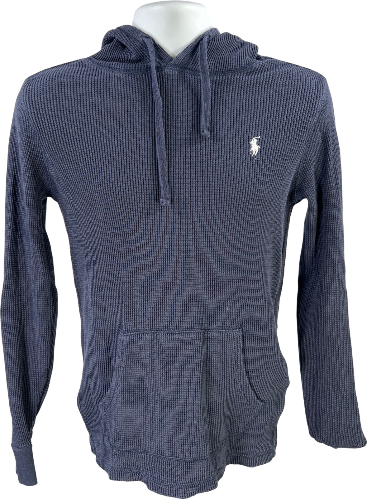 Polo Ralph Lauren Women’s Blue Waffle Knit Long Sleeve Pullover Sweatshirt - S