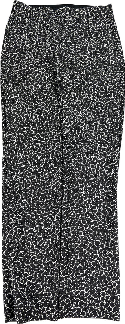 White House Black Market Women’s Black Side Zip Straight Ankle Pants - 2