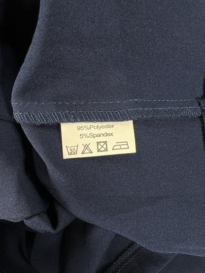 Grace Karin Women’s Blue Zip Up Stretch Faux Wrap Skirt - M