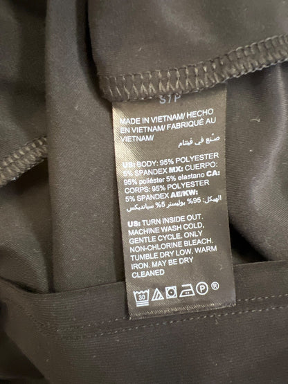 White House Black Market Women’s Black Long Sleeve Layered Blouse - S