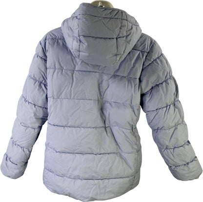 Columbia Youth Girls Light Purple Full Zip Hooded Puffer Coat - XL - 18/20