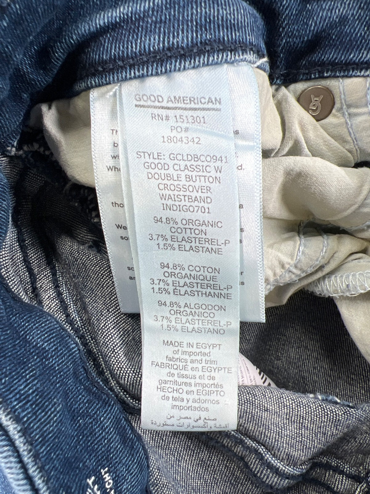 Good American Women’s Medium Wash Good Classic Slim Straight Jeans - 2/26