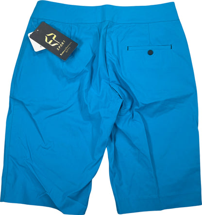 NEW EP Sport Women’s Tile Blue Fast Track Athletic Shorts - 4