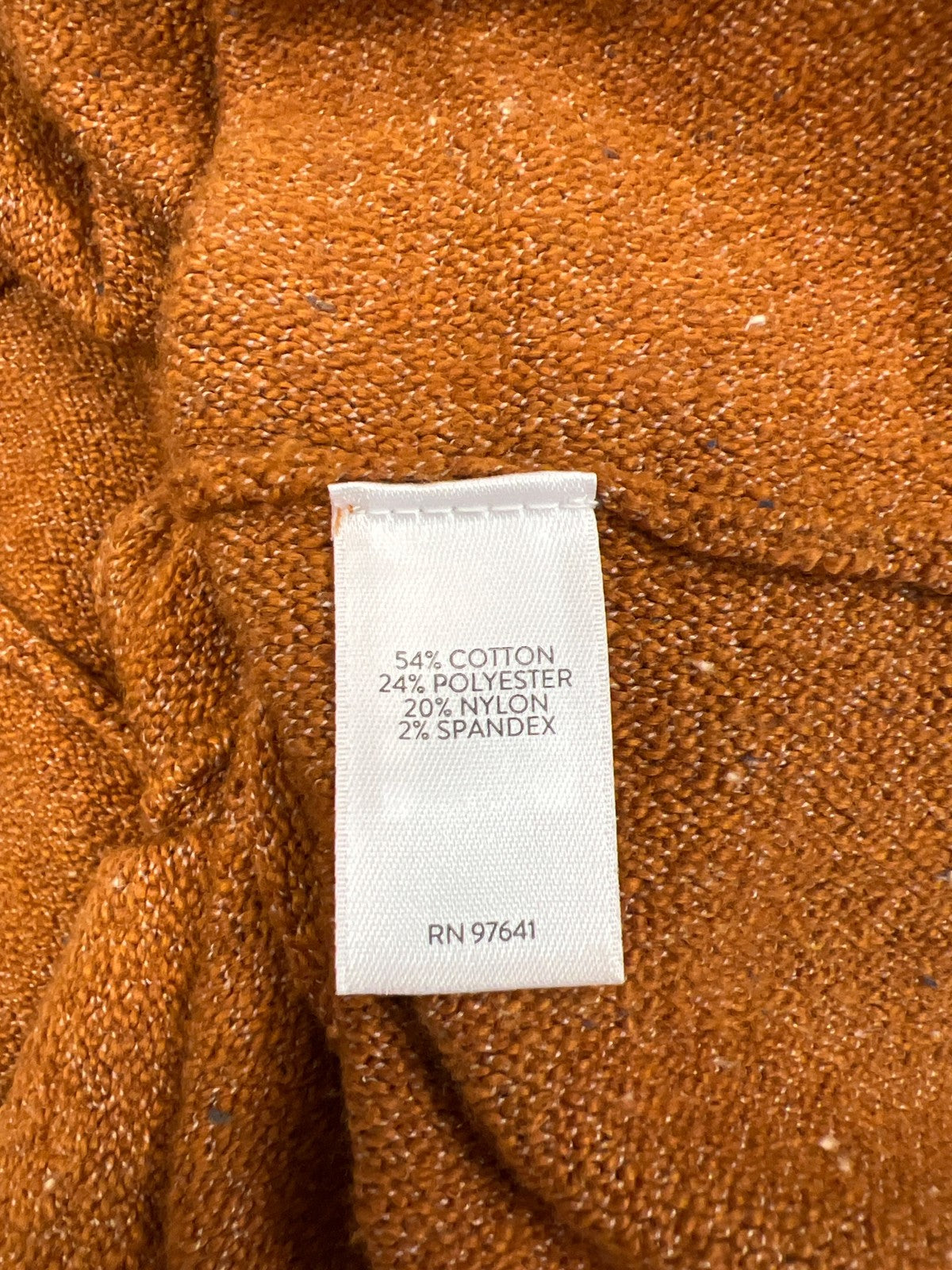 Pure J.Jill Women’s Orange 3/4 Loose Sleeve V-Neck Sweater - S