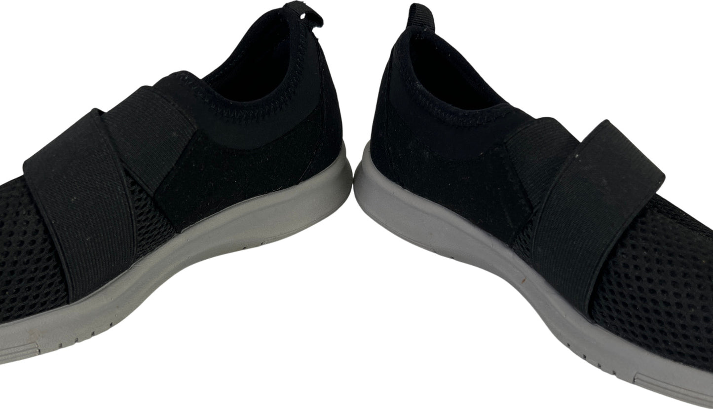 Easy Spirit Women’s Black Gibb Slip On Comfort Walking Sneakers - 6