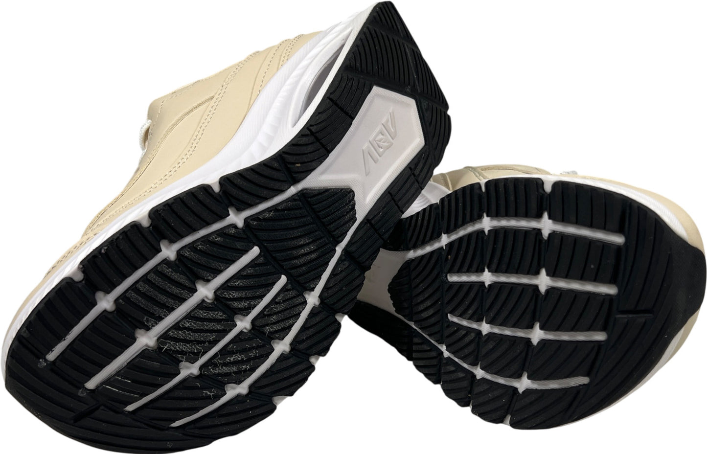 AOV Women’s Beige Lace Up Comfort Walking Sneakers - 8.5