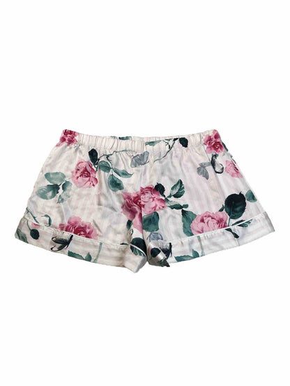 NEW Victoria's Secret Pink Floral Satin Sleep Shorts - XL
