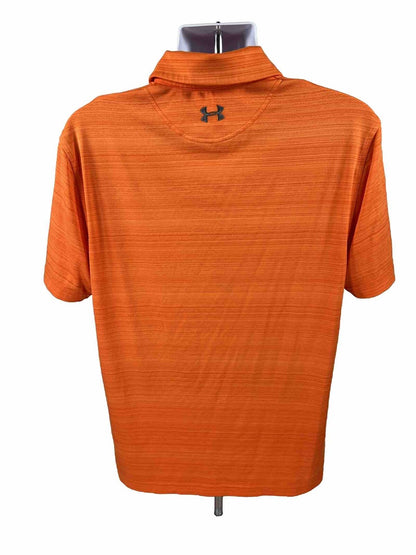 Under Armour Men's Orange Short Sleeve HeatGear Polo Shirt - M