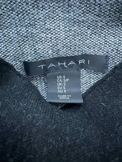 Tahari Women’s Black Star Print Long Sleeve Mock Neck Sweater - S