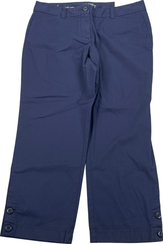 LOFT Women’s Navy Blue Original Crop Pants - 6