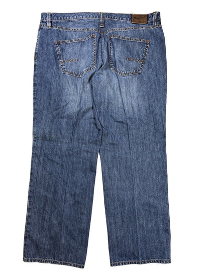 Woolrich Men's Medium Wash Denim Straight Leg Jeans - 40