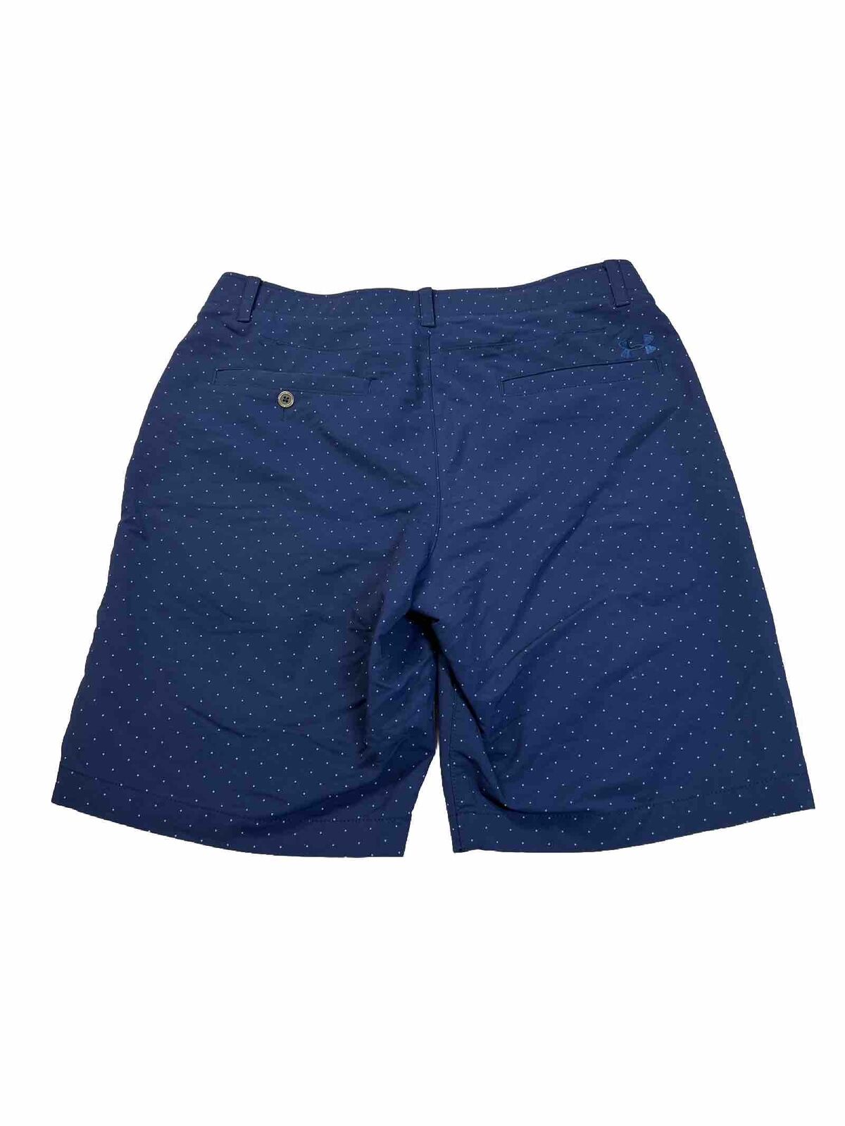 Under Armour Men's Blue Match Play Novelty Athletic Golf Shorts - 34
