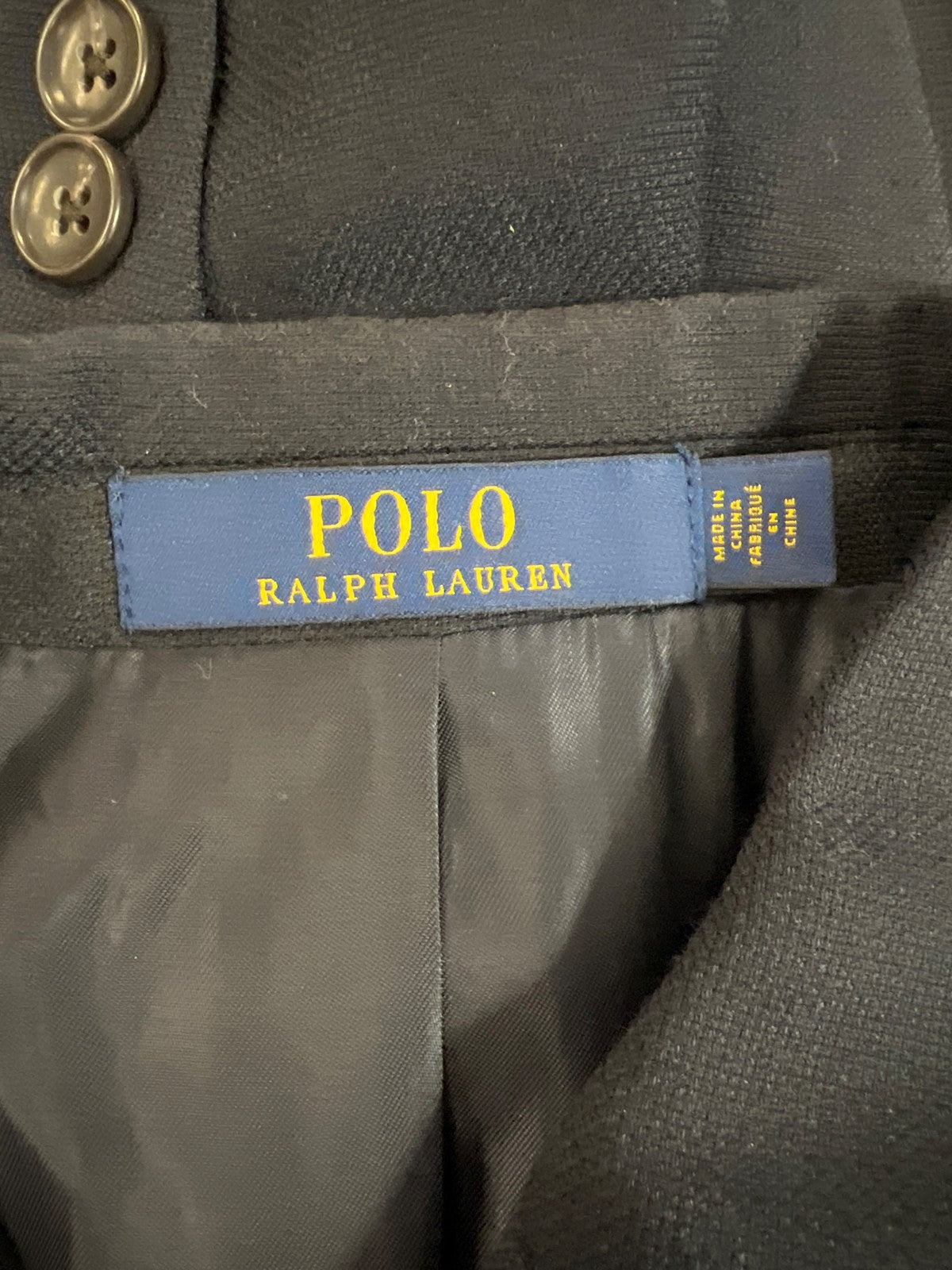 Polo Ralph Lauren Men’s Blue Wool Blend 2 Button Blazer Jacket - 44L